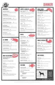 Ciao Hound - Menu Design