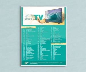 Fisher Inn - TV Guide Design