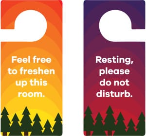 Do Not Disturb Door Hanger Design