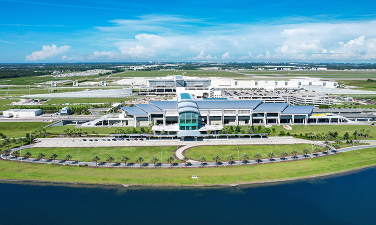 Photograph of the new Orlando station. Credit: Brightline